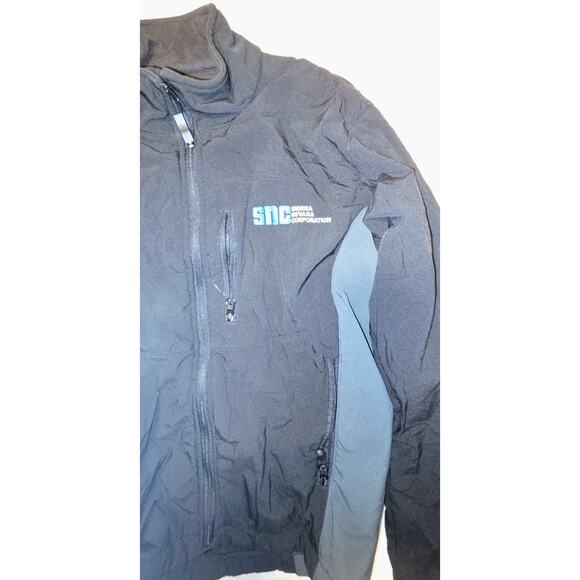 Storm Creek SNC Embroidered Soft Shell Wind Jacket Size M Black Gray - Picture 4 of 5